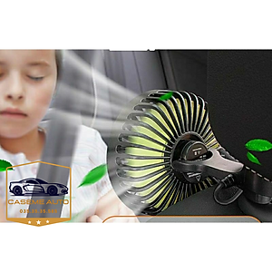 Quạt Ô Tô Điện Cho Ghế Sau Quạt Ghế Sau Ô Tô Tiện Dụng Với 3 Tốc Độ Gió - Hàng Chính Hãng
