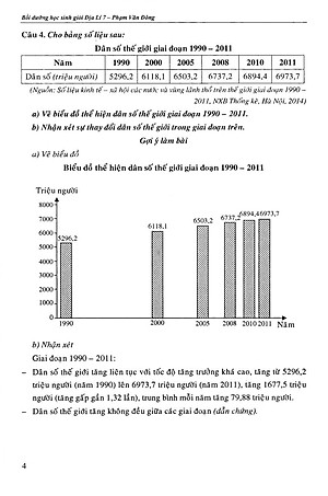 Sách Bồi Dưỡng Học Sinh Giỏi Địa Lí Lớp 7 (Tái Bản)