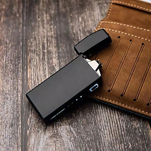 Bật lửa điện tử  có thể sạc lại Xiaomi Công tắc  ứng điện chống gió và không cháy-Hàng hóa nhập khẩu