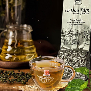 Trà Lá Dâu Tằm [ Trà sức khỏe ] - Giúp ngủ ngon, ổn định huyết áp - Gói 200g - Đông Sơn