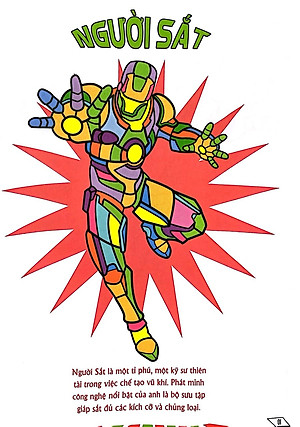 Sách Tô Màu Siêu Anh Hùng: Người Sắt