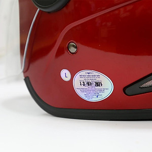 Mũ bảo hiểm 3/4 có kính Protec MO-001, kiểu dáng mới, gọn nhẹ, ôm sát đầu, thời trang