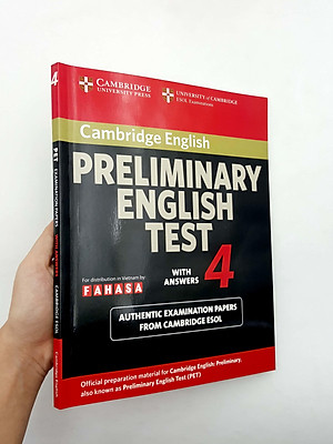 Cambridge Preliminary English Test 4 Student's Book with Answers