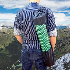 Thảm Tập YoGa TPE Dày 6mm Gym miDoctor + Bao Thảm Tập Yoga + Dây Thảm Tập Yoga (Túi, Dây Giao Màu Ngẫu Nhiên)