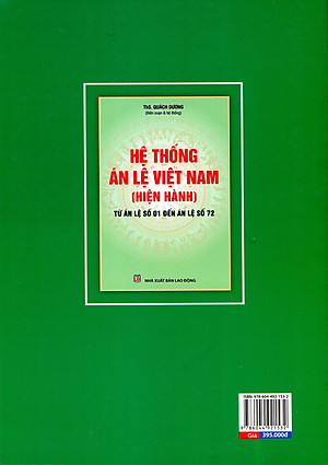Tuyển Tập 72 Án Lệ Việt Nam Hiện Hành