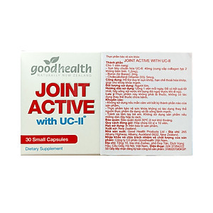 Viên Sụn Khớp Goodhealth Joint Active - Với UC2 Tái Tạo Và Duy Trì Sụn Khớp - Giúp Khớp Khỏe Dễ Dáng Vận Động – 100% Chính Hãng Từ New Zealan