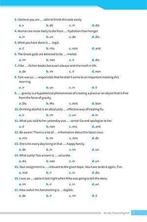 Bài Tập Từ Loại Tiếng Anh - Ôn Thi Vào Lớp 10 Và 10 Chuyên