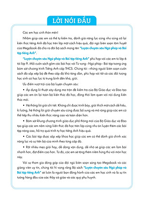 Luyện Chuyên Sâu Ngữ Pháp Và Bài Tập Tiếng Anh Lớp 7 - Tập 1 (Theo Chương Trình Giáo Dục Phổ Thông Mới)