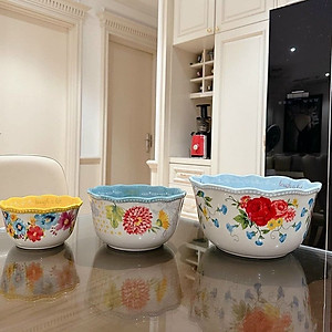 Sét 3 âu sứ The Pioneer Woman hàng chính hãng