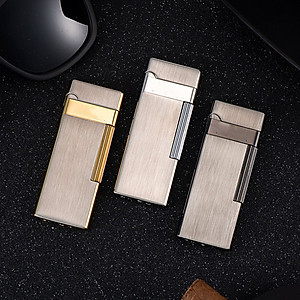 Vỏ Hộp Quẹt Bật Lửa Gas Đá Zorro ZC10 Thiết kế siêu mỏng đẹp độc lạ - dùng gas cao cấp