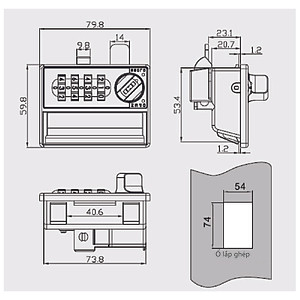 Khoá số 3S công nghệ Singapore dành cho tủ locker (Locker & Lock)