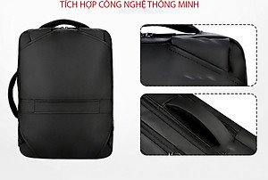 Ba lô thông minh sạc USB tiện dụng chứa máy tính 15,6 inh