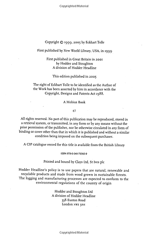 The Power Of Now: A Guide To Spiritual Enlightenment (20th Anniversary Edition)