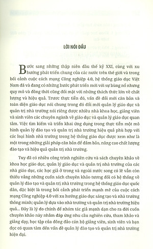 QUẢN LÝ ĐÀO TẠO VÀ QUẢN TRỊ NHÀ TRƯỜNG HIỆN ĐẠI