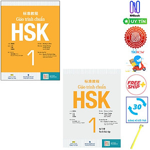 Combo Giáo Trình Chuẩn HSK 1 - Bài Học (Kèm 1 MP3) và Giáo Trình Chuẩn HSK 1 - Bài Tập (Kèm 1 MP3) ( Tặng Kèm Viết )