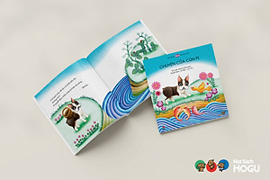 Truyện Ehon bé 1-2-3 tuổi - Chuyện của cún Pi