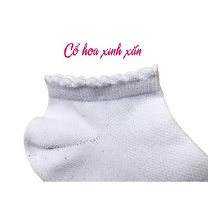 Set 3 Đôi Tất Học Sinh Dành Cho Trẻ 4-7 Tuổi Thương Hiệu ELLE EK74B LOC3