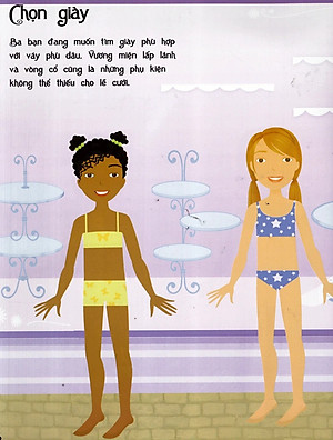 Sách Dán Hình Sáng Tạo Trang Phục Búp Bê - Phù Dâu Xinh Đẹp