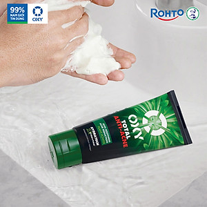 Sữa rửa mặt cho nam Oxy sạch sâu giảm mụn kiểm soát nhờn dạng kem Oxy Total Anti Acne 100g