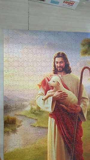 Bộ tranh xếp hình cao cấp 1000 mảnh – Lost Ship With Jesus (50x80cm)