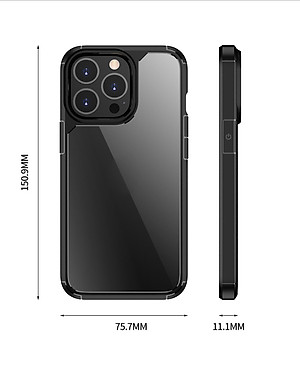 Ốp lưng chống sốc lưng trong phong cách mới dành cho iPhone 11 / 12 / 13 / 11 Pro / 12 Pro / 13 Pro / 11 Pro Max / 12 Pro Max / 13 Pro Max / 12 Mini / 13 Mini - Hàng chính hãng