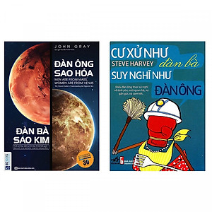 Combo Sách Hay: Đàn Ông Sao Hỏa Đàn Bà Sao Kim + Cư Xử Như Đàn Bà, Suy Nghĩ Như Đàn Ông - (Tặng Kèm Bookmark Thiết Kế)