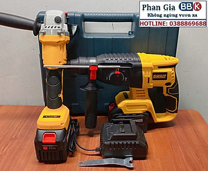 Bộ Combo Máy Khoan Bê Tông Và Máy Cắt Cầm Tay Dùng Pin 15 Cell 199V Lõi Đồng - Động Cơ Không Chổi Than - Bảo Hành 1 Năm