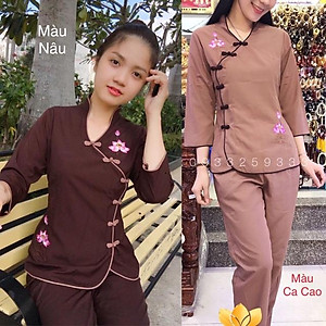 Đồ Lam Đi Chùa # Tàu Xéo Cho Mẹ & Bé # Đồ Bộ Bé # Quần Áo Bé Gái