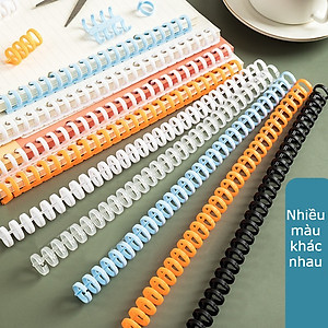Thanh binder  nhựa cao cấp đường kính 12mm phụ kiện sổ còng planner nhật ký Lalunavn-B104