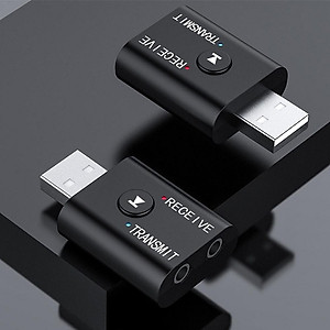Thiết bị thu phát bluetooth 5.0 không dây hai chiều USB laptop PC ô tô phát nhạc D878 ( hàng nhập khẩu )