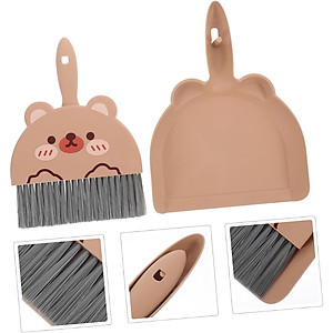 Bộ Chổi Xẻng Mini Hình Thú Dễ Thương - Chổi Quét Bàn Thờ, Bộ Chổi Quét Bụi Và Ki Hốt Rác Vệ Sinh Nhà Cửa Nhựa PP Cao Cấp - GROFA