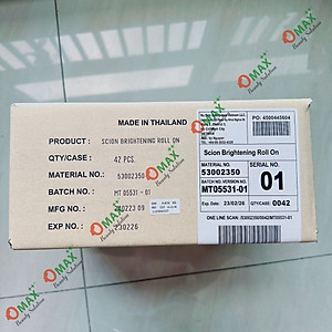 Lăn Khử Mùi SCION Brightening Roll-on 75ml Nhập Thailand- Ngăn Mùi Hôi Nách - Không Làm Ố Áo - Làm Sáng Da Dưới Cánh Tay