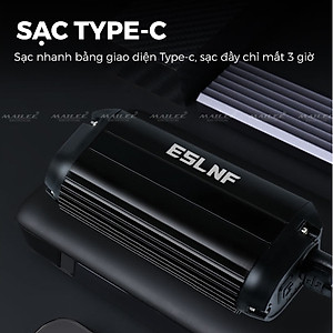 Đèn xe đạp chống nước UH-1000 3 bóng 1000 Lumens có led ban ngày, đèn trước xe đạp sạc USB Type-C, hợp kim nhôm (không kèm pad đỡ dài), đủ phụ kiện - Mai Lee
