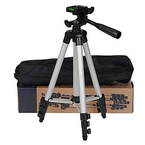 Giá Đỡ Quay Phim 3 Chân Máy Chụp Ảnh Tripod Tặng Kèm Miếng Kẹp Điện Thoại Gậy 3 Chân Livestream, Quay Tiktok, Chụp Ảnh - Hàng Chính Hãng Amalife