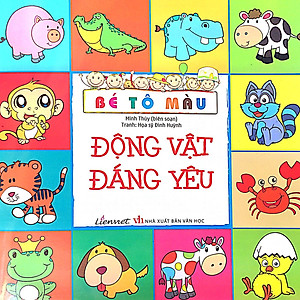 Sách Bé Tô Màu - Động Vật Đáng Yêu (Tái Bản 2018)
