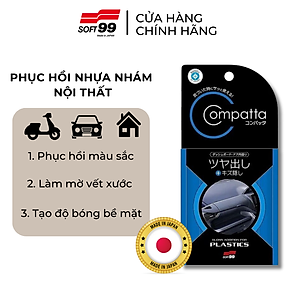 PHỤC HỒI & LÀM BÓNG NHỰA ĐEN NỘI THẤT Ô TÔ ROOMPIA COMPATTA - INSTANT INTERIOR GLOSS L-87 | SOFT99