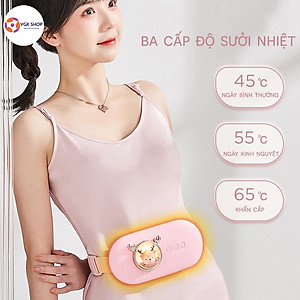 Đai Massage Bụng Kinh Chườm Nóng 5 Cấp Độ Giảm Đau Khi Đến Kỳ Kinh Nguyệt Cho Phụ Nữ