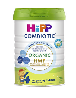 Sữa bột công thức HiPP 4 Organic Combiotic 800g cho bé từ 3 tuổi