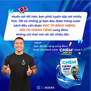 Sách Chém Tiếng Anh Không Cần Động Não - Tác giả Vũ Vi Bình (Bino Chém tiếng anh) - Phiên bản đặc biệt