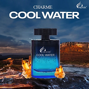 Nước Hoa Nam CHARME COOL WATER 100ml 2024 Lưu Hương Lâu Phóng Khoáng, Nam Tính_Nước Hoa Chính Hãng