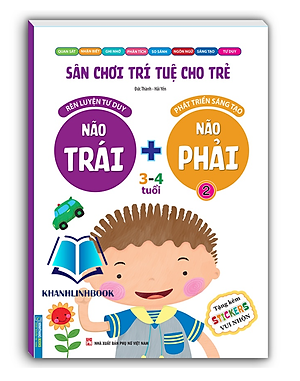 Sách - Sân chơi trí tuệ cho trẻ - Não trái + Não phải 3 - 4 tuổi - quyển 2