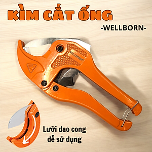Dao cắt ống nhựa, Kìm cắt ống nhựa - Cắt được các loại ống nhưa mềm cứng khác nhau - Cắt kích thước ống tối đa 42mm - Cắt nhựa PVC - Nhựa PE - Plastic - Cầm chắc tay - Mẫu mã đẹp