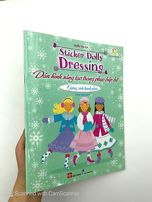 Sách Dán Hình Sáng Tạo Trang Phục Búp Bê - Giáng Sinh Hạnh Phúc