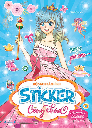 Bộ Sách Dán Hình Sticker Công Chúa  - Vanlangbooks