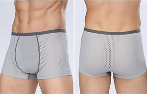 Hộp 4 quần sịp đùi Men thông hơi, thoáng khí kèm hộp