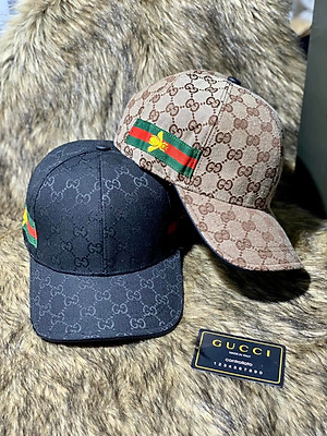 Nón kết, mũ lưỡi trai con Gu.cci ong phối vải kaki thời trang nam nữ siêu đẹp