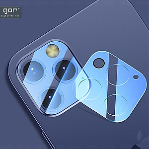 Miếng Dán Kính Cường Lực Camera GOR cho iPhone 15 / 15 Plus / 15 Pro / 15 Pro Max (Bộ 2 Miếng)_ Hàng Chính Hãng