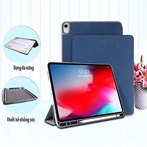 Bao da vải Mutural dành cho ipad A16 Gen 11 , Air 11inch M3 ,Air 13inch M3 - Hàng chính hãng