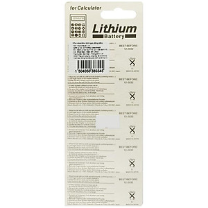 Vỉ 5 Pin Đồng Tiền Maxell 2025