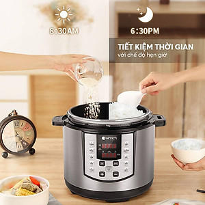 Nồi áp suất điện đa năng Elmich 6L PCE 1809OL - Hàng Chính Hãng